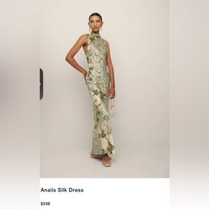Reformation Anaiis Silk Dress